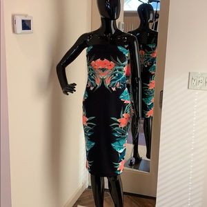 Express tropical print dress